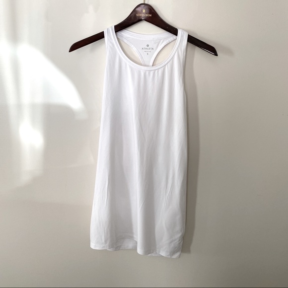 Athleta EUC White Tank Top Small - Picture 1 of 4